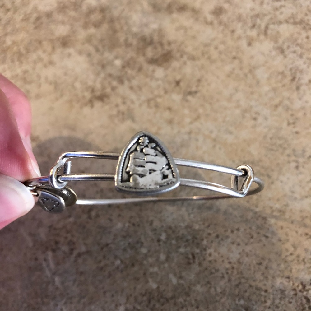 Ship slide Charm Bangle Alex and Ani